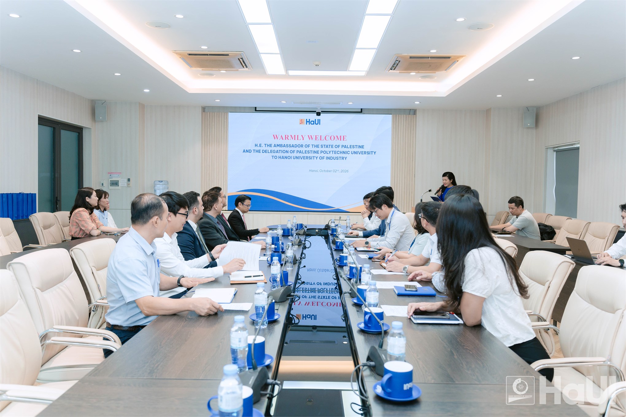 Đại học Công nghiệp Hà Nội mở rộng kết nối giáo dục và học thuật với Palestine