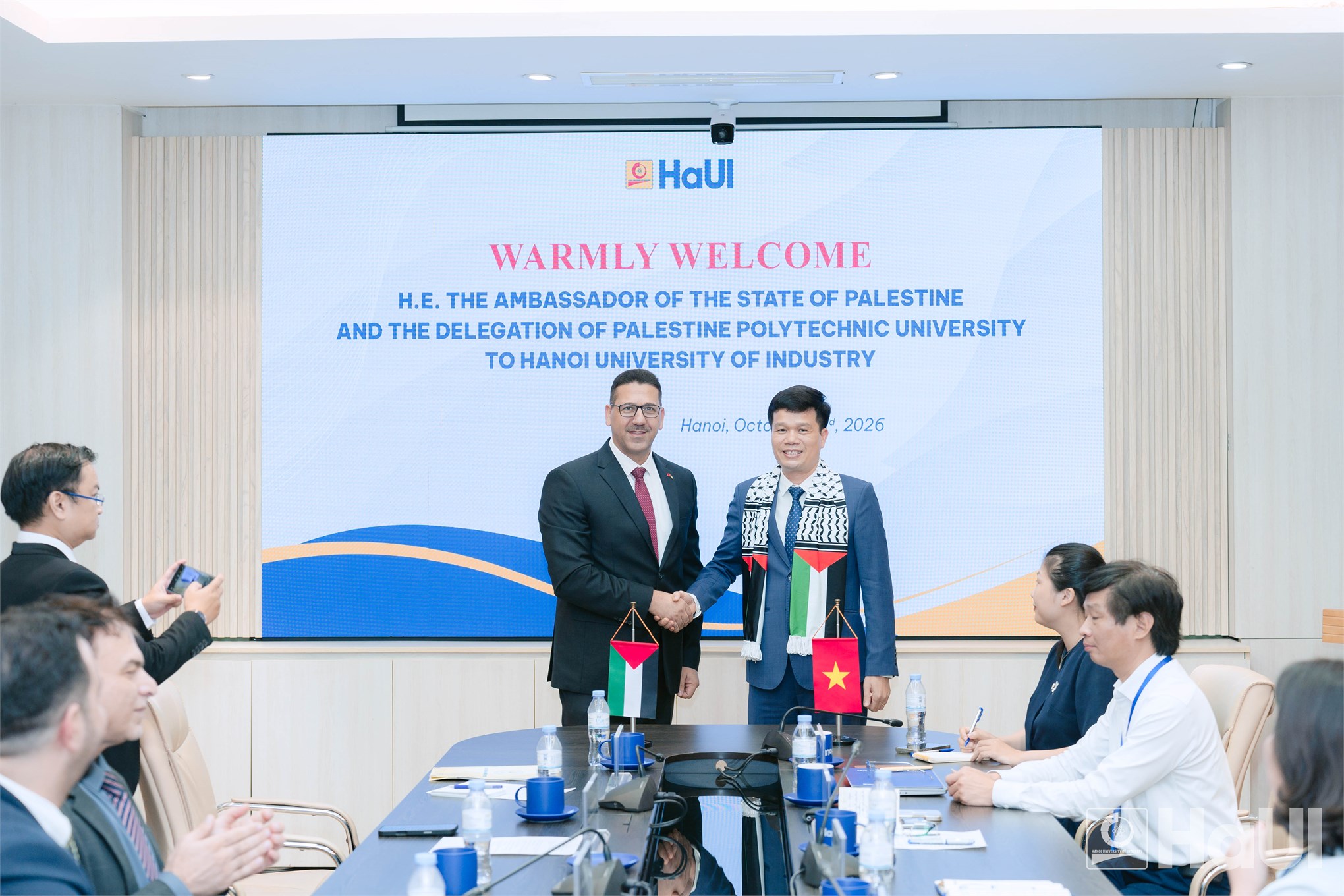 Đại học Công nghiệp Hà Nội mở rộng kết nối giáo dục và học thuật với Palestine