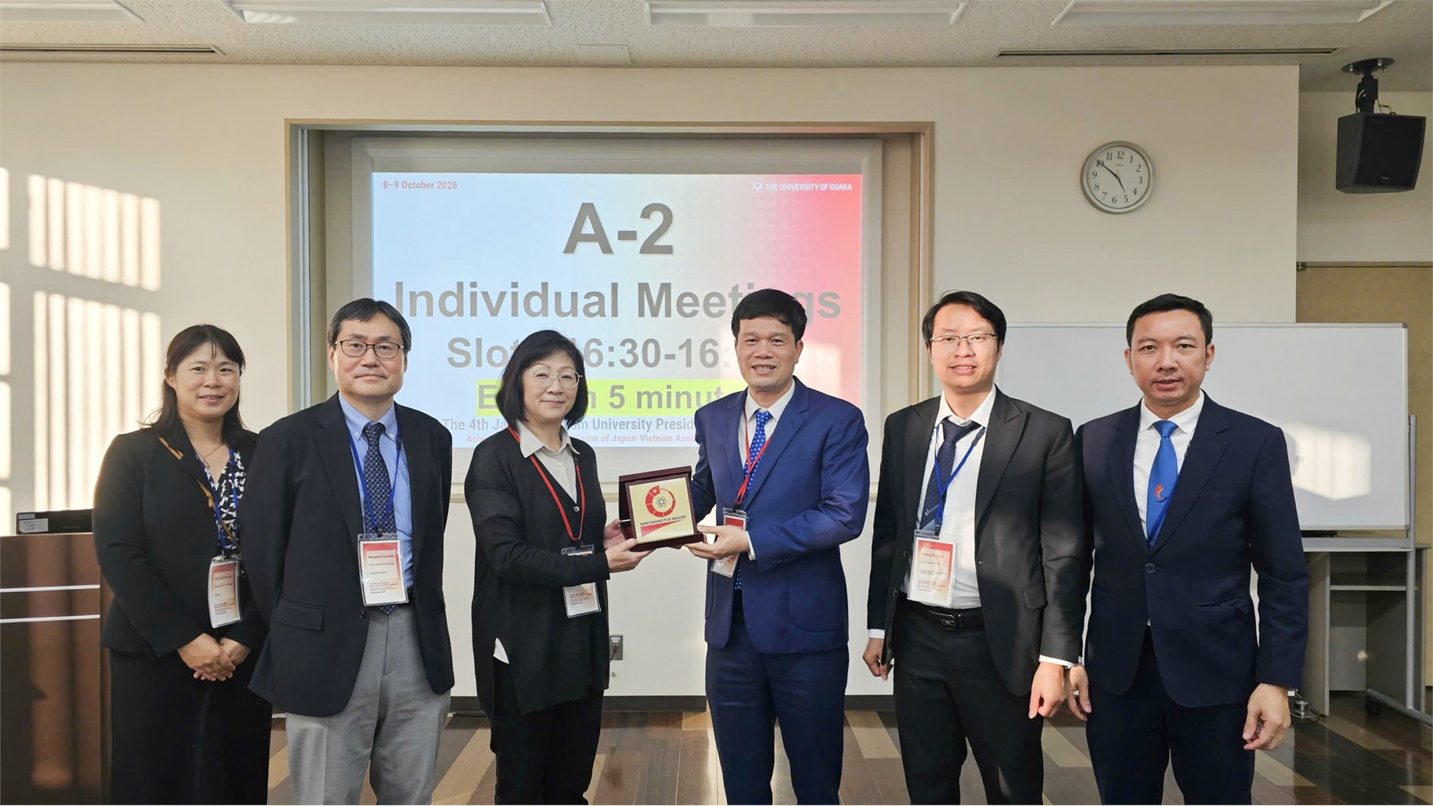Giám đốc Đại học Công nghiệp Hà Nội tham dự Hội nghị Hiệu trưởng các trường đại học Việt Nam - Nhật Bản lần thứ tư