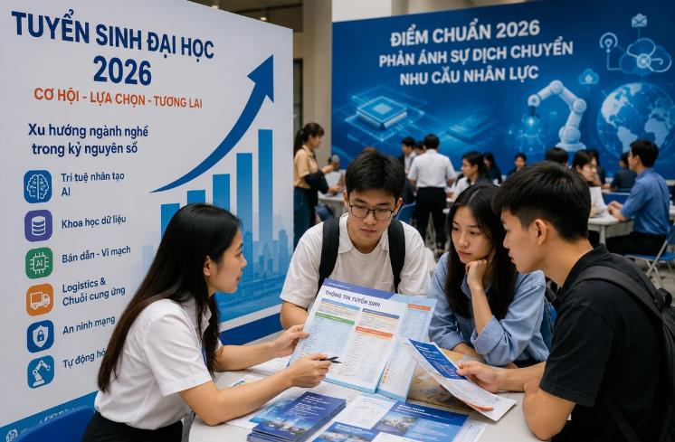 [vietnamhoinhap] Tuyển sinh đại học 2026: Khi điểm chuẩn phản ánh sự dịch chuyển nhu cầu nhân lực