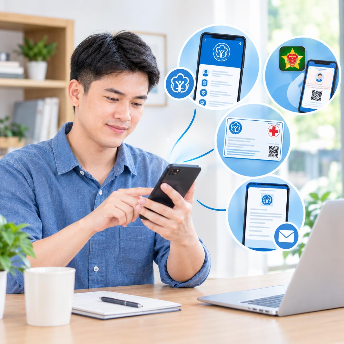 Sổ BHXH, thẻ BHYT điện tử: Người lao động sử dụng thế nào?