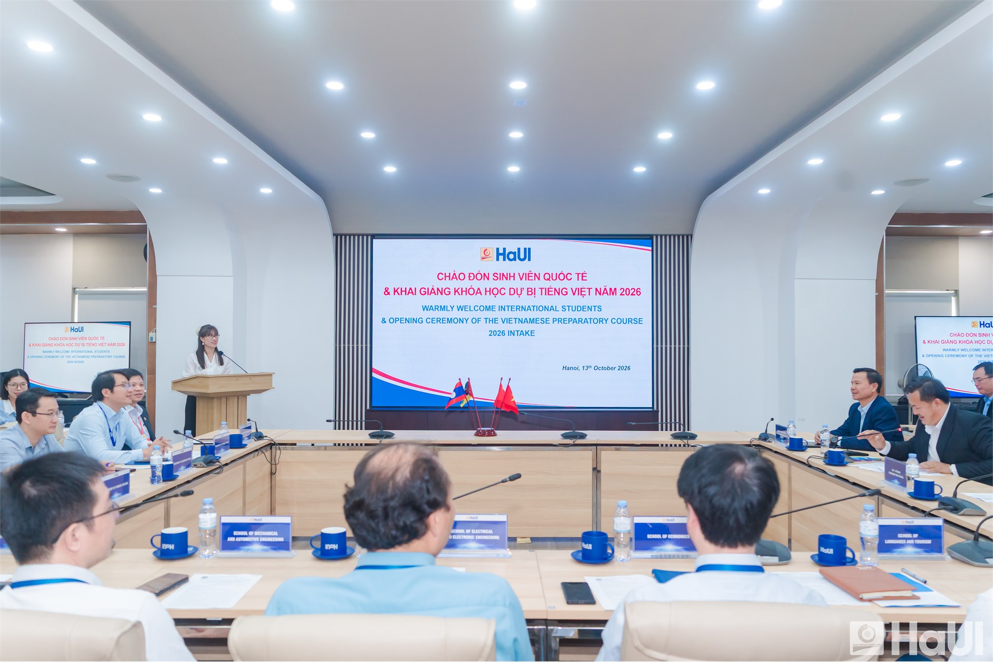 Đại học Công nghiệp Hà Nội đón 50 tân sinh viên quốc tế đến học tập