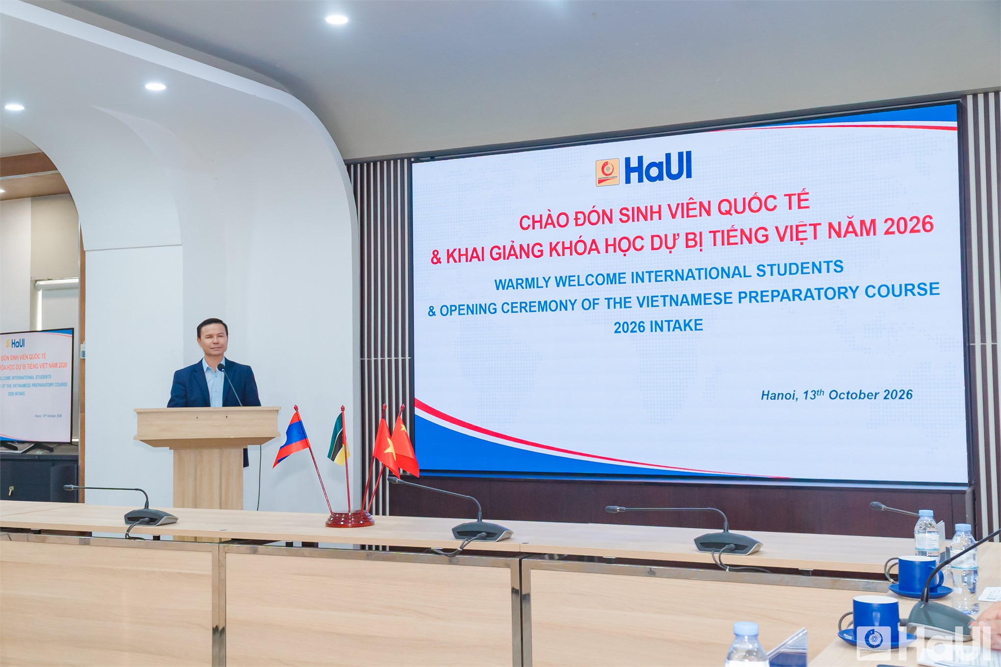 Đại học Công nghiệp Hà Nội đón 50 tân sinh viên quốc tế đến học tập