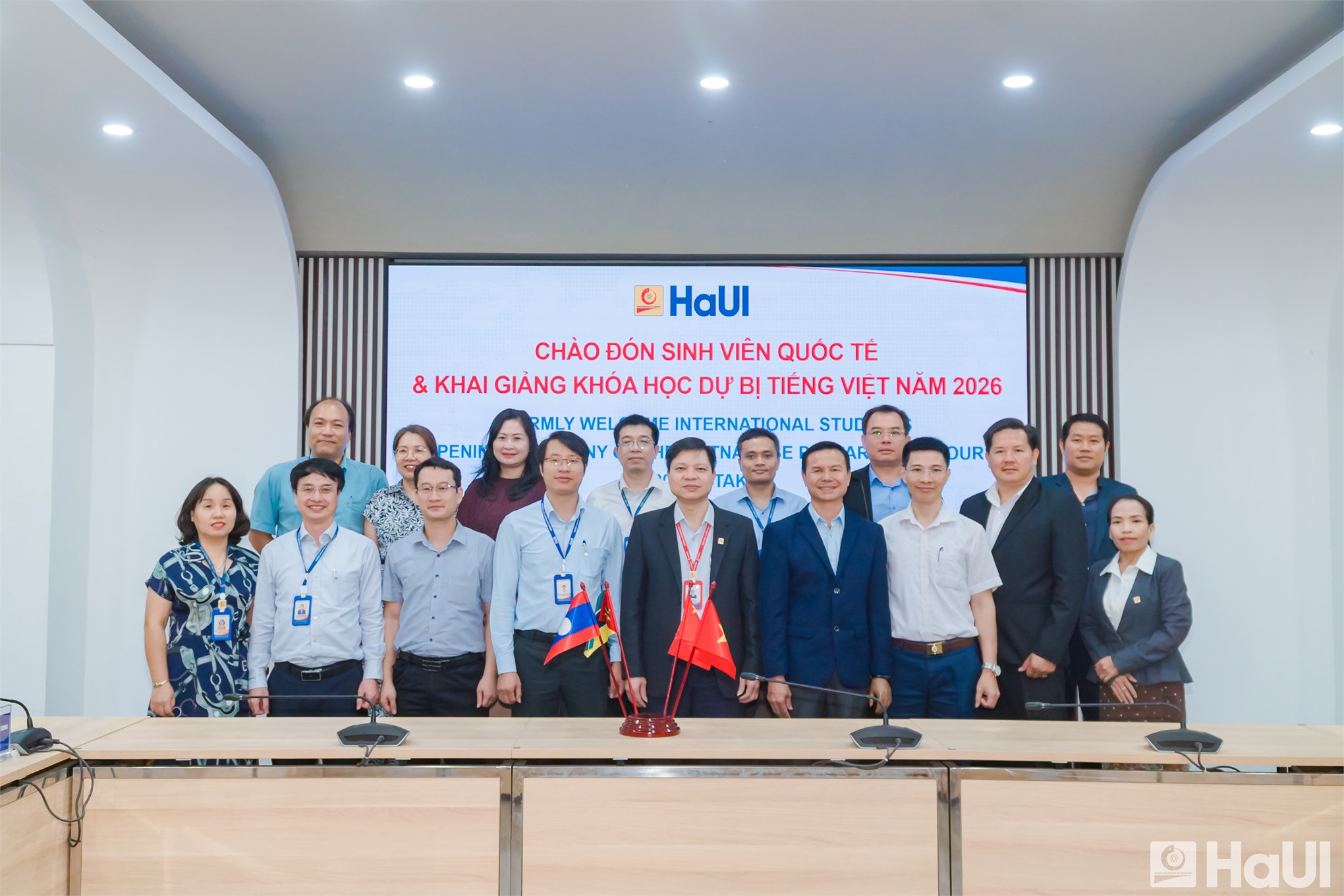 Đại học Công nghiệp Hà Nội đón 50 tân sinh viên quốc tế đến học tập