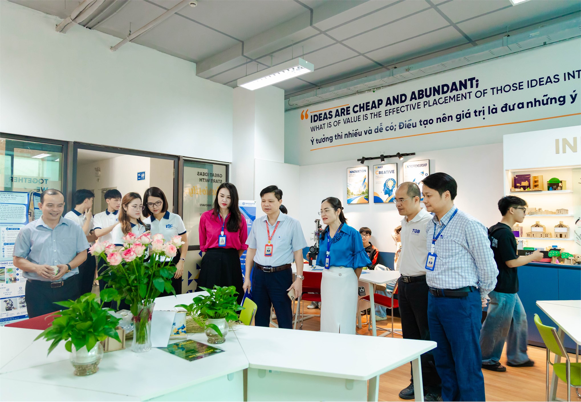 Trường Kinh tế, Đại học Công nghiệp Hà Nội ra mắt Không gian Đổi mới sáng tạo và Khởi nghiệp