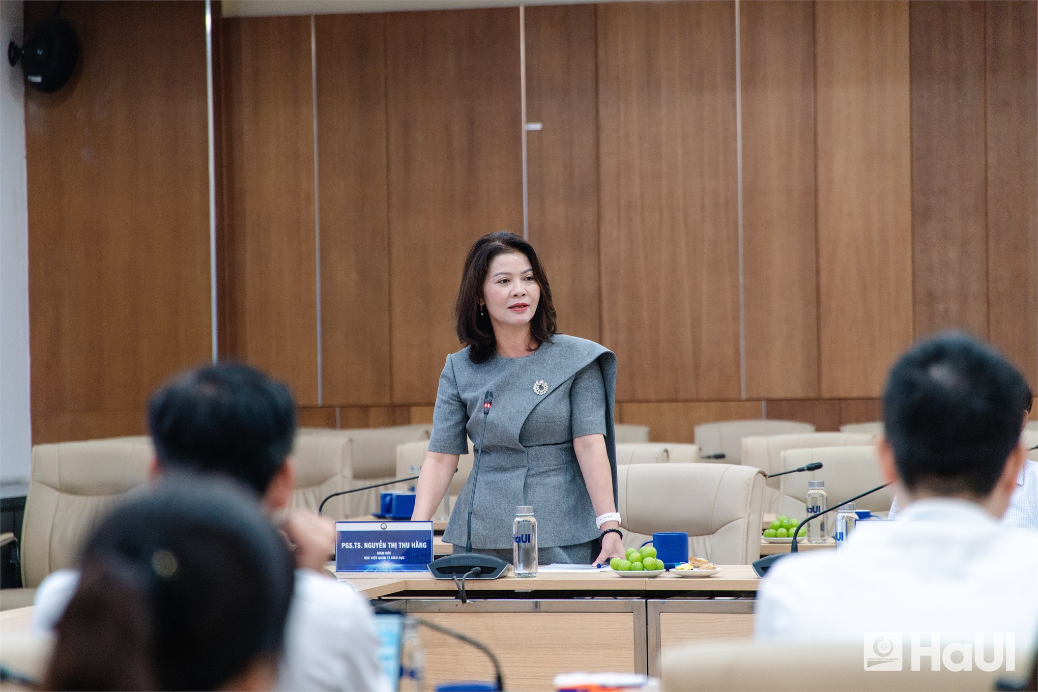 Đại học Công nghiệp Hà Nội chia sẻ mô hình đại học thông minh và kinh nghiệm chuyển đổi số với Học viện Quản lý Giáo dục