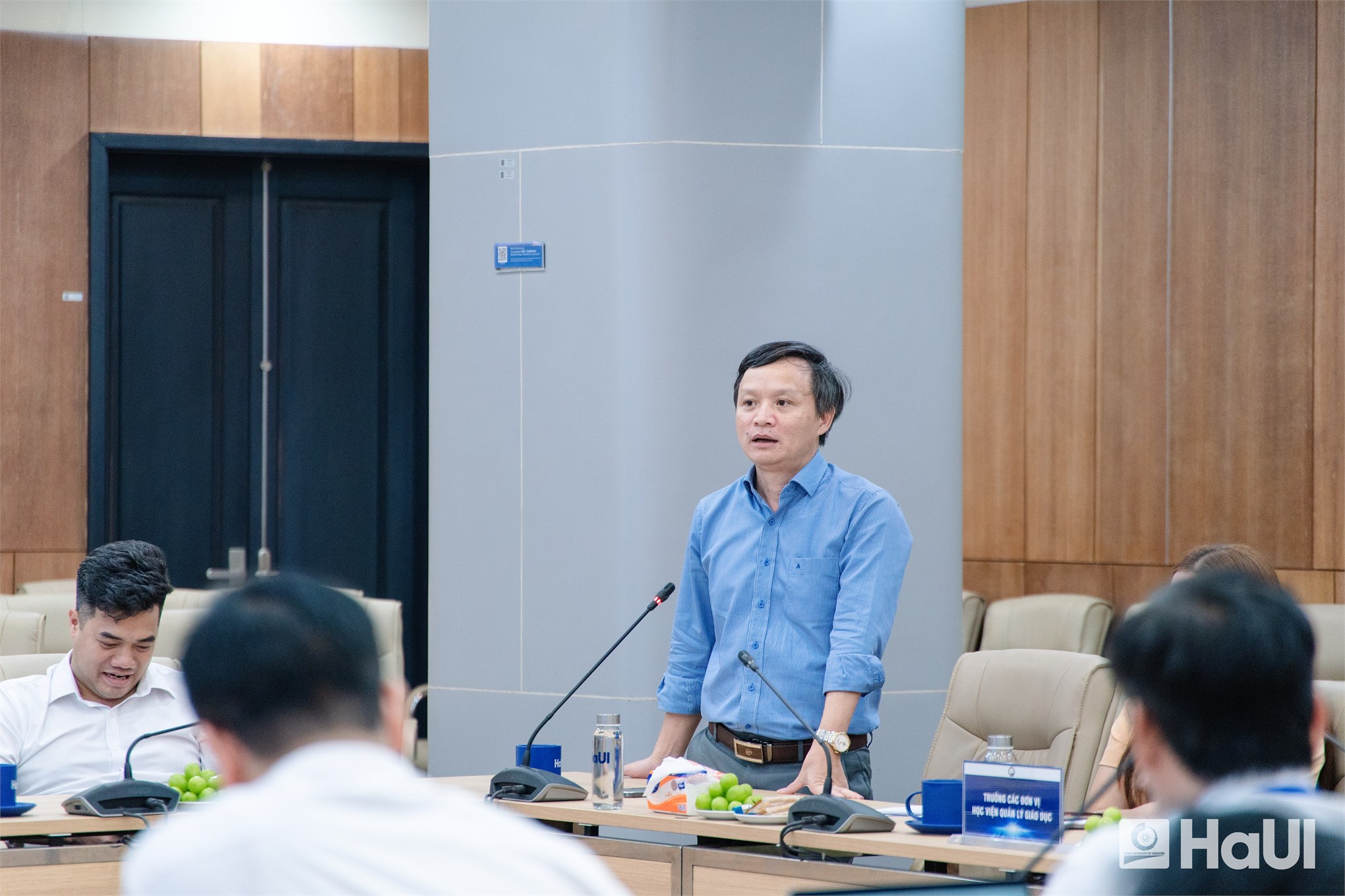 Đại học Công nghiệp Hà Nội chia sẻ mô hình đại học thông minh và kinh nghiệm chuyển đổi số với Học viện Quản lý Giáo dục