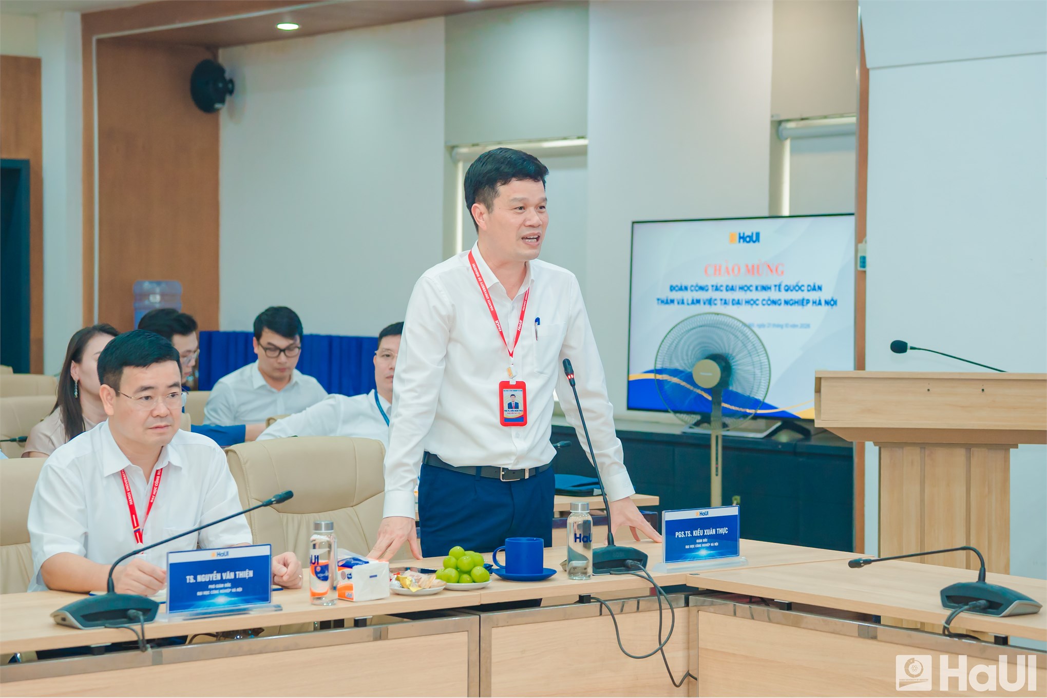 Đại học Công nghiệp Hà Nội và Đại học Kinh tế Quốc dân trao đổi kinh nghiệm quản trị đại học và chuyển đổi số