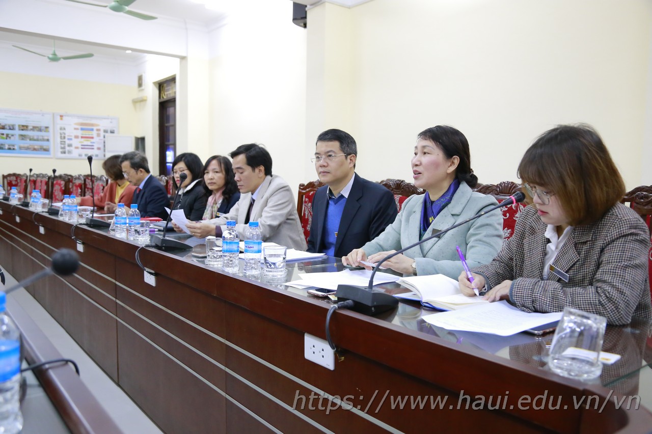 Kangnam University, Korea and Hanoi University of Industry talk on training cooperation