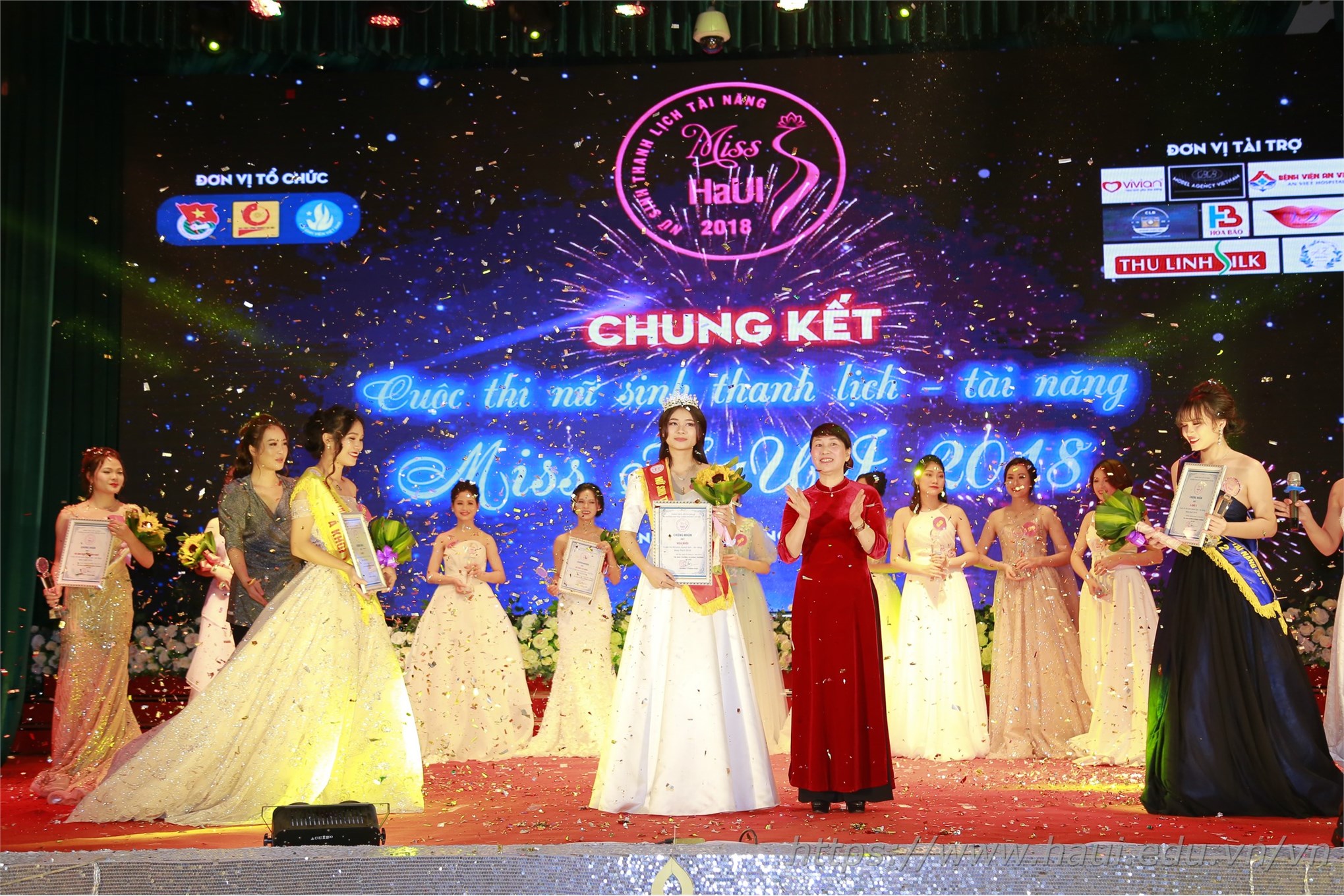 Chung kết Cuộc thi Nữ sinh thanh lịch - tài năng “Miss HaUI 2018”