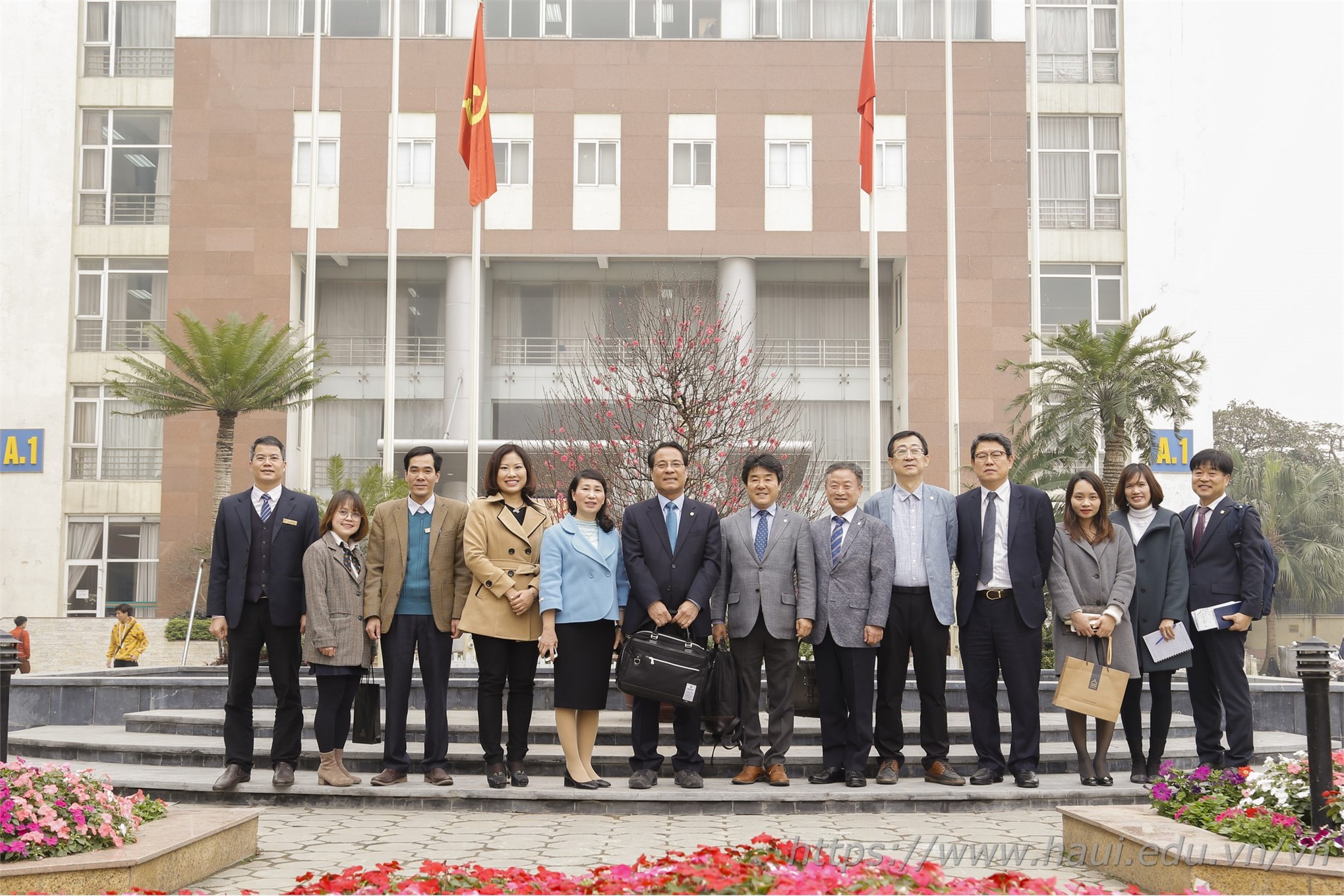 Trường Đại học Hannam, Hàn Quốc đến thăm và làm việc với Trường Đại học Công nghiệp Hà Nội