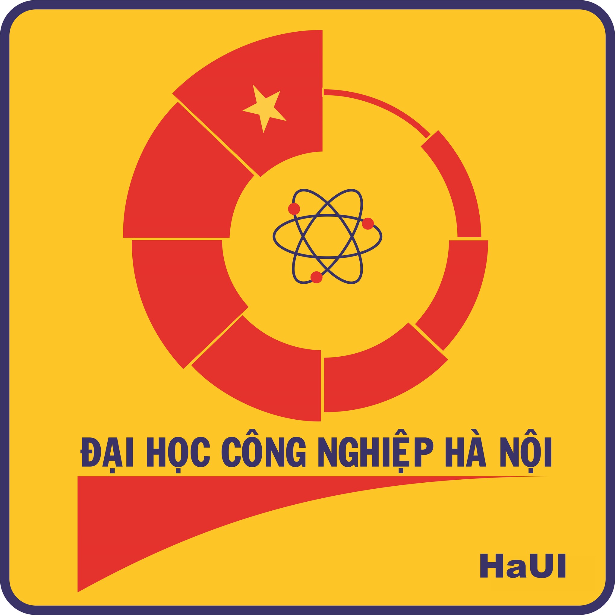 Nhận diện thương hiệu Logo HaUI