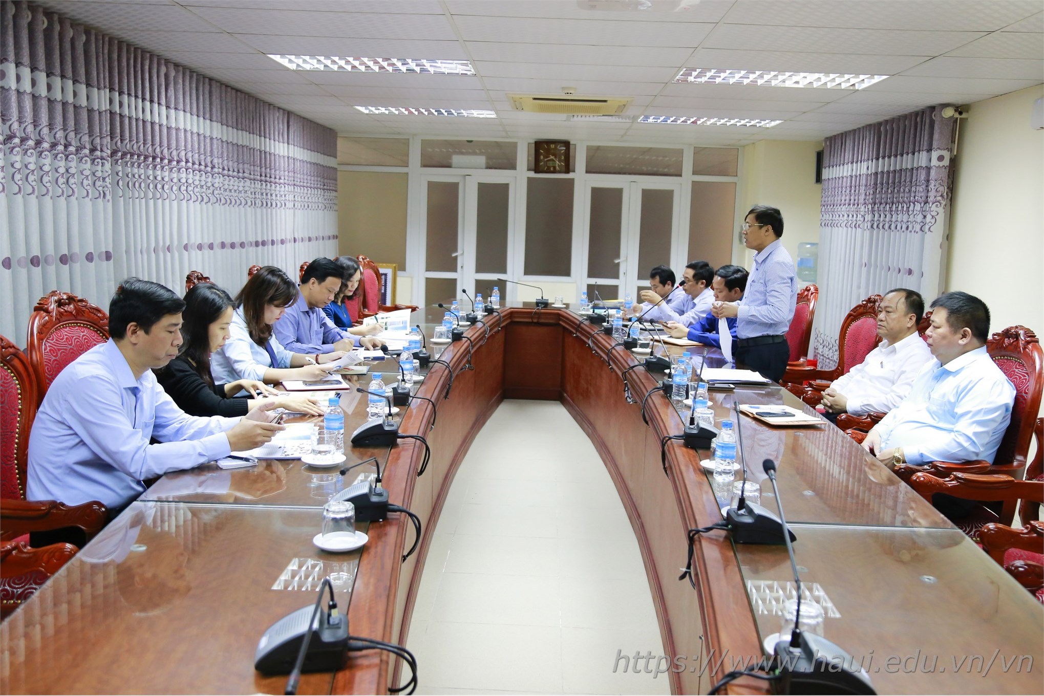 Đoàn cán bộ trường Cao đẳng Lào Cai thăm và làm việc tại Đại học Công nghiệp Hà Nội