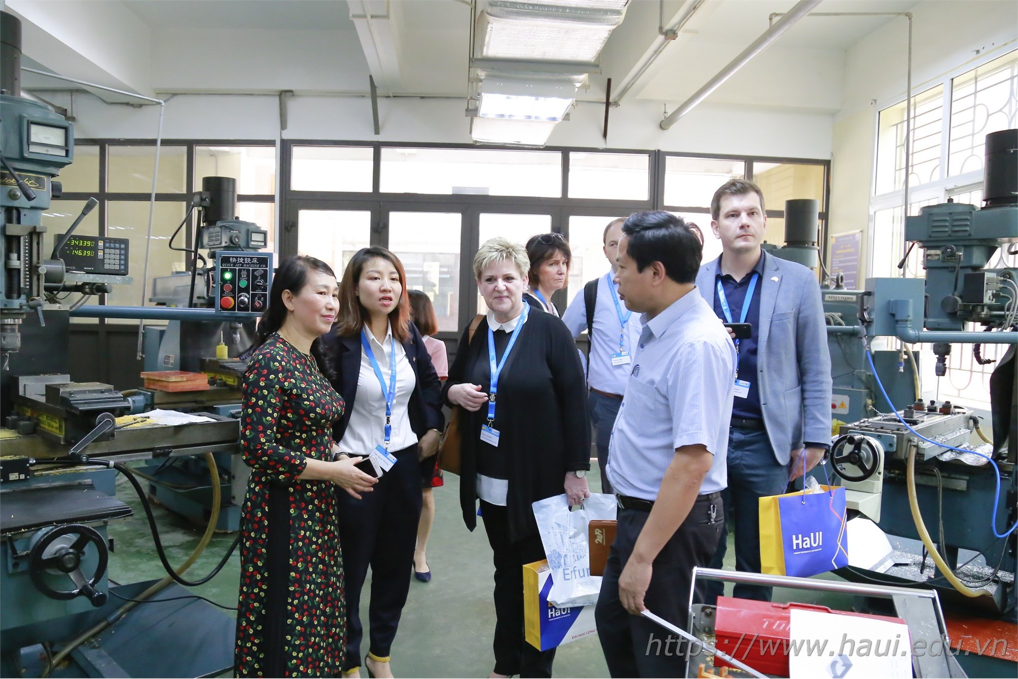 Đoàn doanh nghiệp Bang Thuringen - CHLB Đức thăm và làm việc tại Đại học Công nghiệp Hà Nội