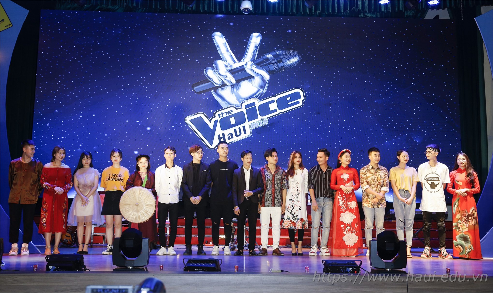 Đêm chung kết cuộc thi Giọng hát hay sinh viên HaUI 2019
