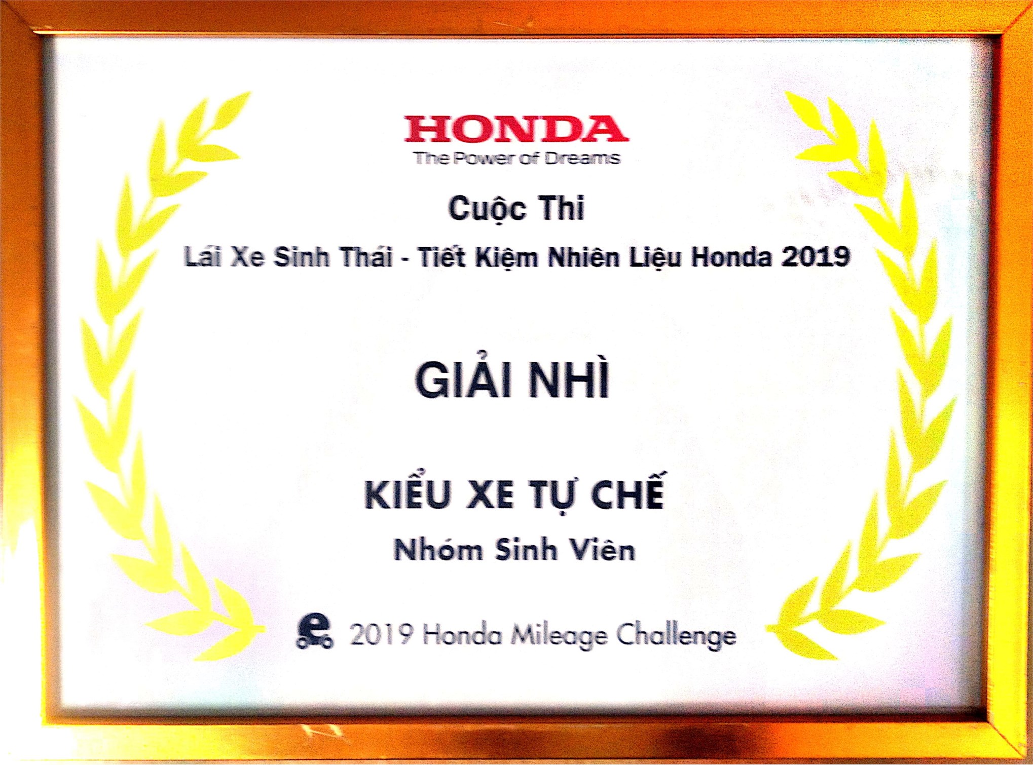 Sinh viên Đại học Công nghiệp Hà Nội đạt giải Nhất và Nhì tại cuộc thi Lái xe sinh thái, tiết kiệm nhiên liệu Honda 2019