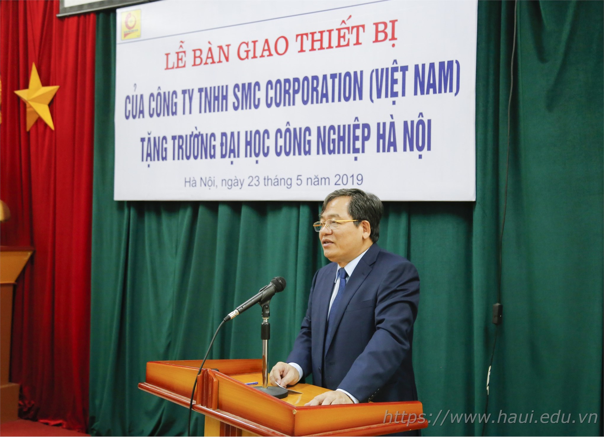 Hanoi University of Industry launch a new pneumatic lab worth 2.3 billion VND
