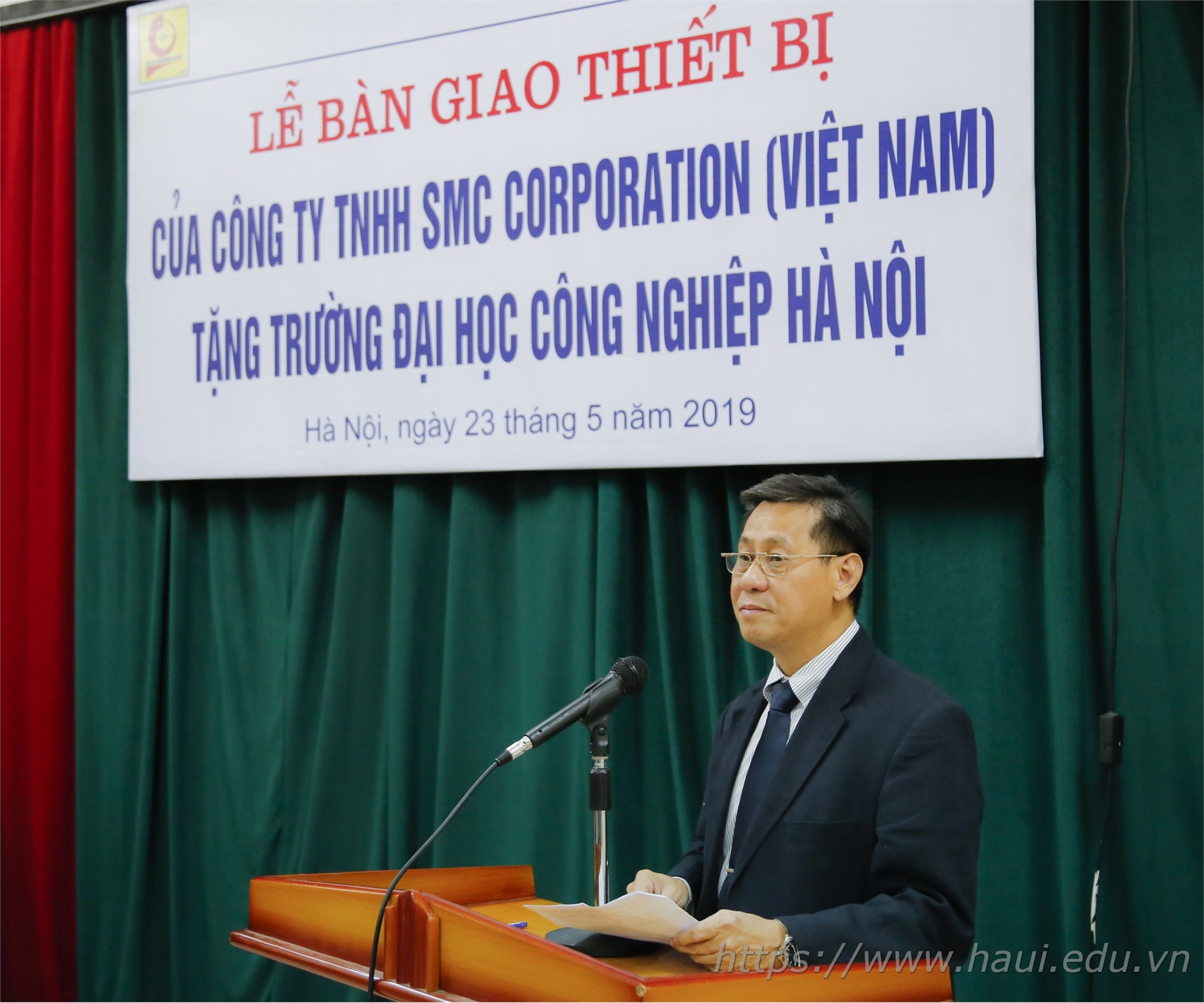 Hanoi University of Industry launch a new pneumatic lab worth 2.3 billion VND