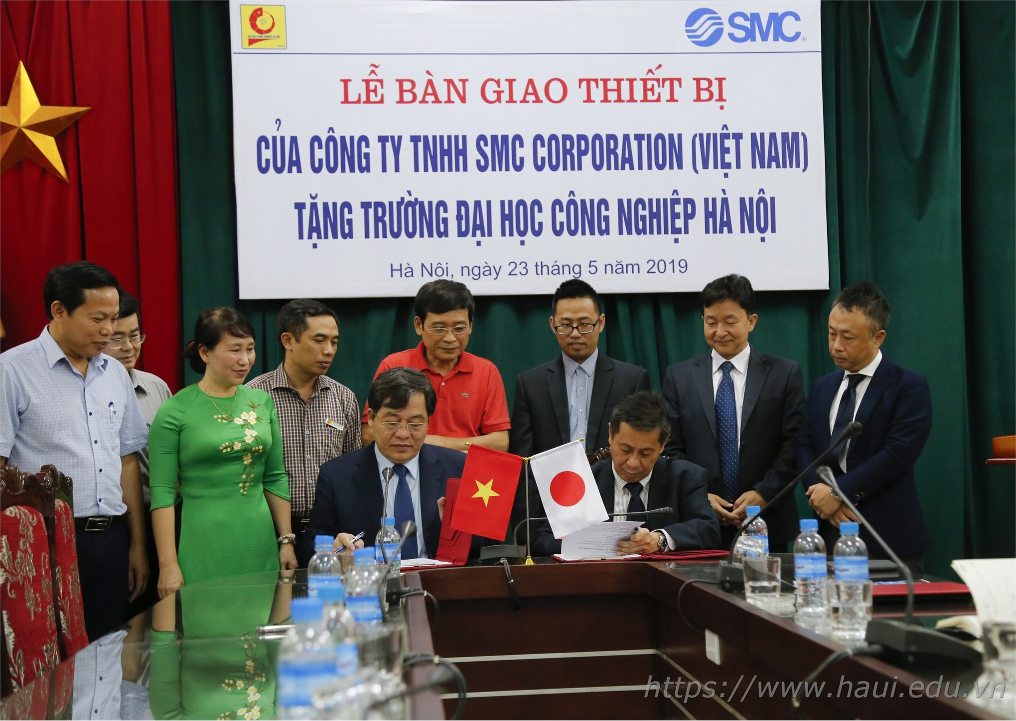 Hanoi University of Industry launch a new pneumatic lab worth 2.3 billion VND