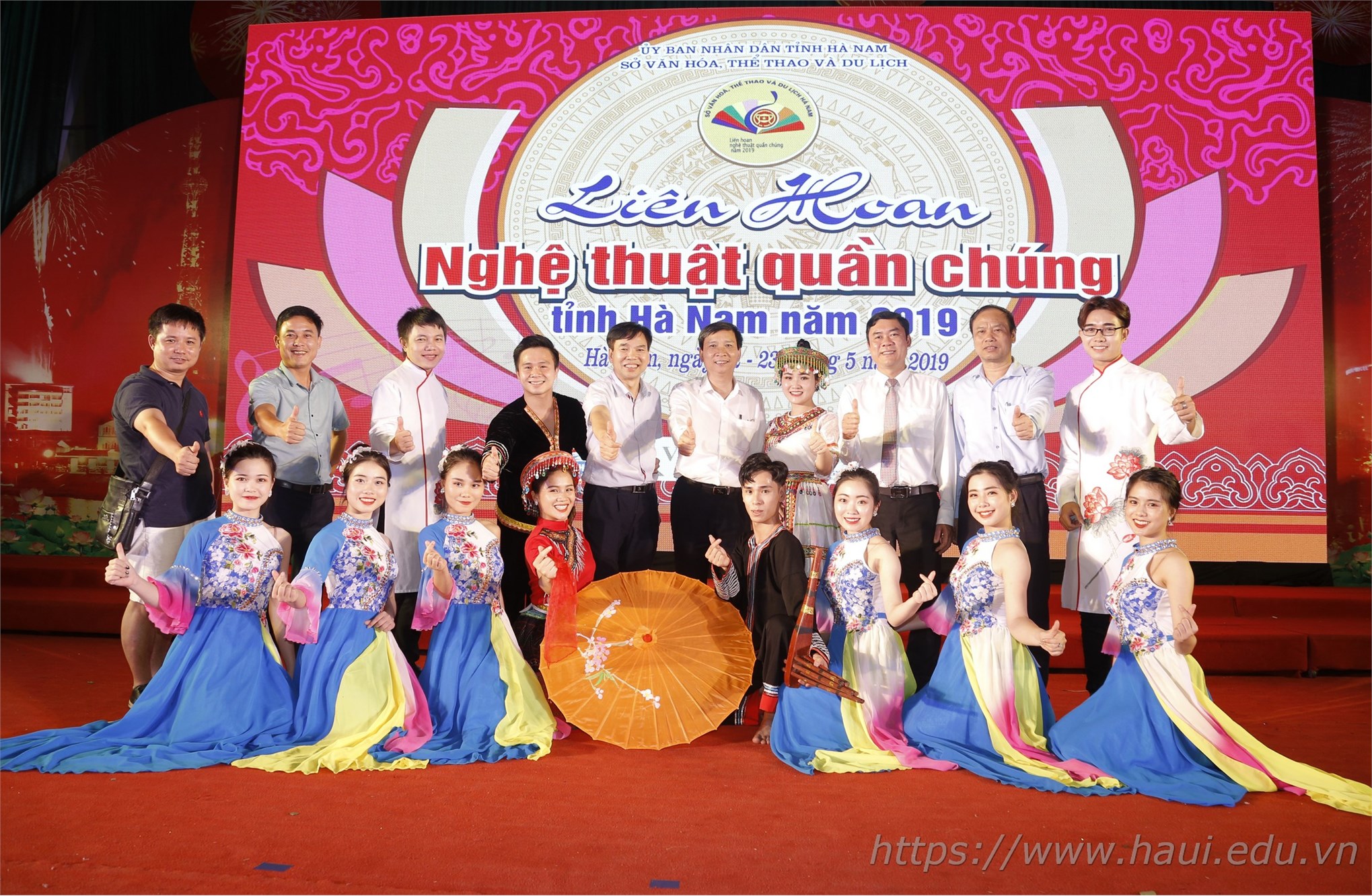Đại học Công nghiệp Hà Nội đạt 2 giải vàng, 01 giải bạc và chứng nhận xuất sắc toàn đoàn tại Liên hoan Nghệ thuật Quần chúng tỉnh Hà Nam năm 2019