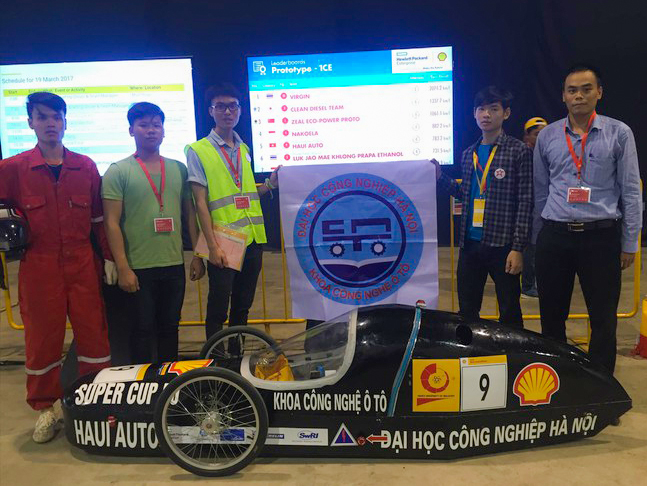 Sinh viên ĐH Công nghiệp Hà Nội thiết kế thành công xe tiết kiệm nhiên liệu