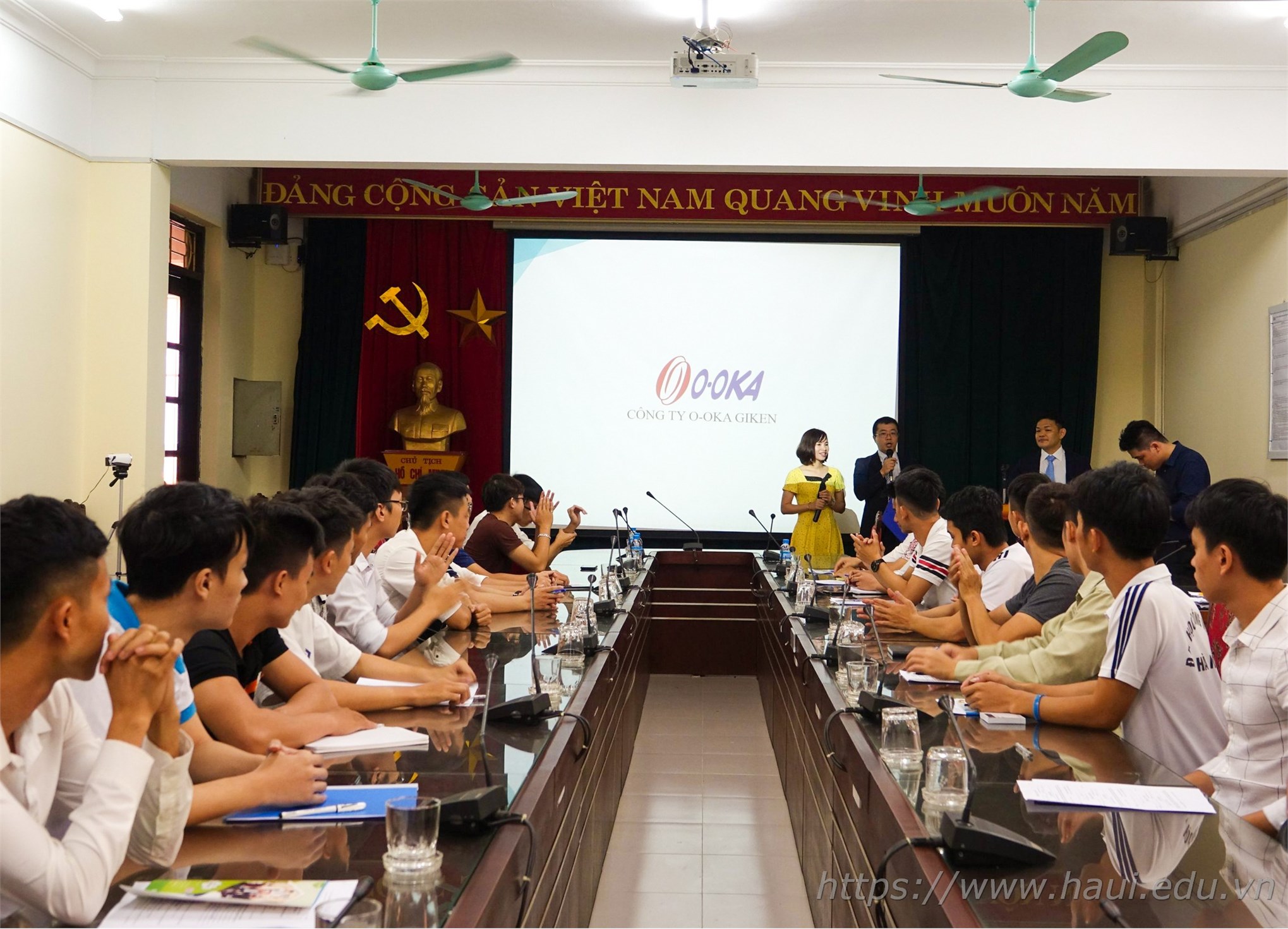 Seminar on training program for HaUI talented engineers of O-OKA Giken Company