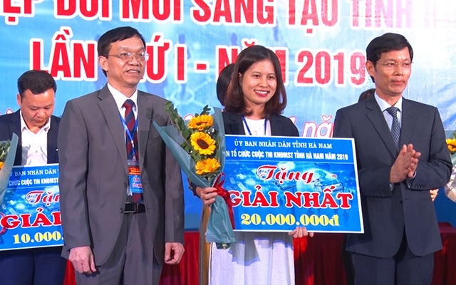 Sinh viên Đại học Công nghiệp Hà Nội đạt giải Nhì tại cuộc thi khởi nghiệp đổi mới sáng tạo tỉnh Hà Nam 2019