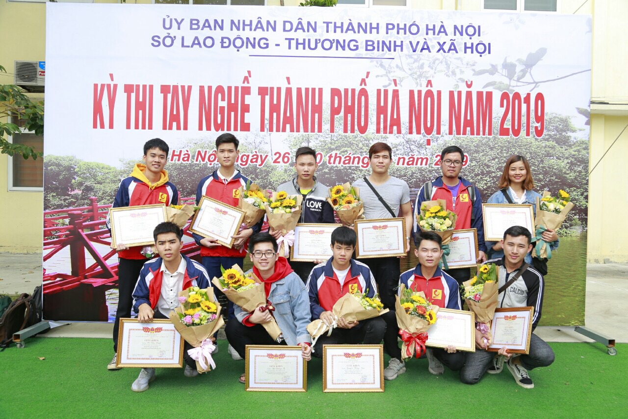 Hanoi University of Industry won 18 prizes at Hanoi Skills Competition 2019