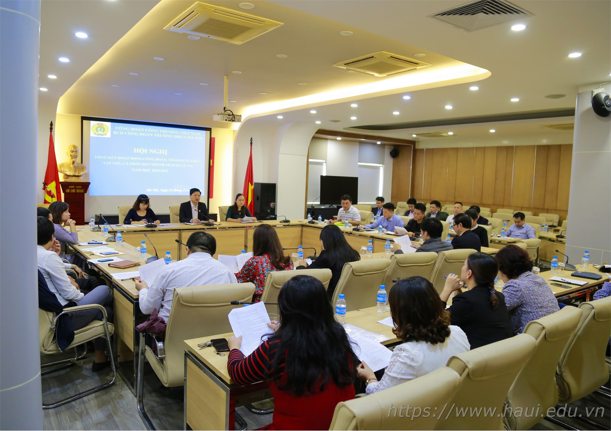  Công đoàn Đại học Công nghiệp Hà Nội Hội nghị tổng kết năm học 2018 - 2019