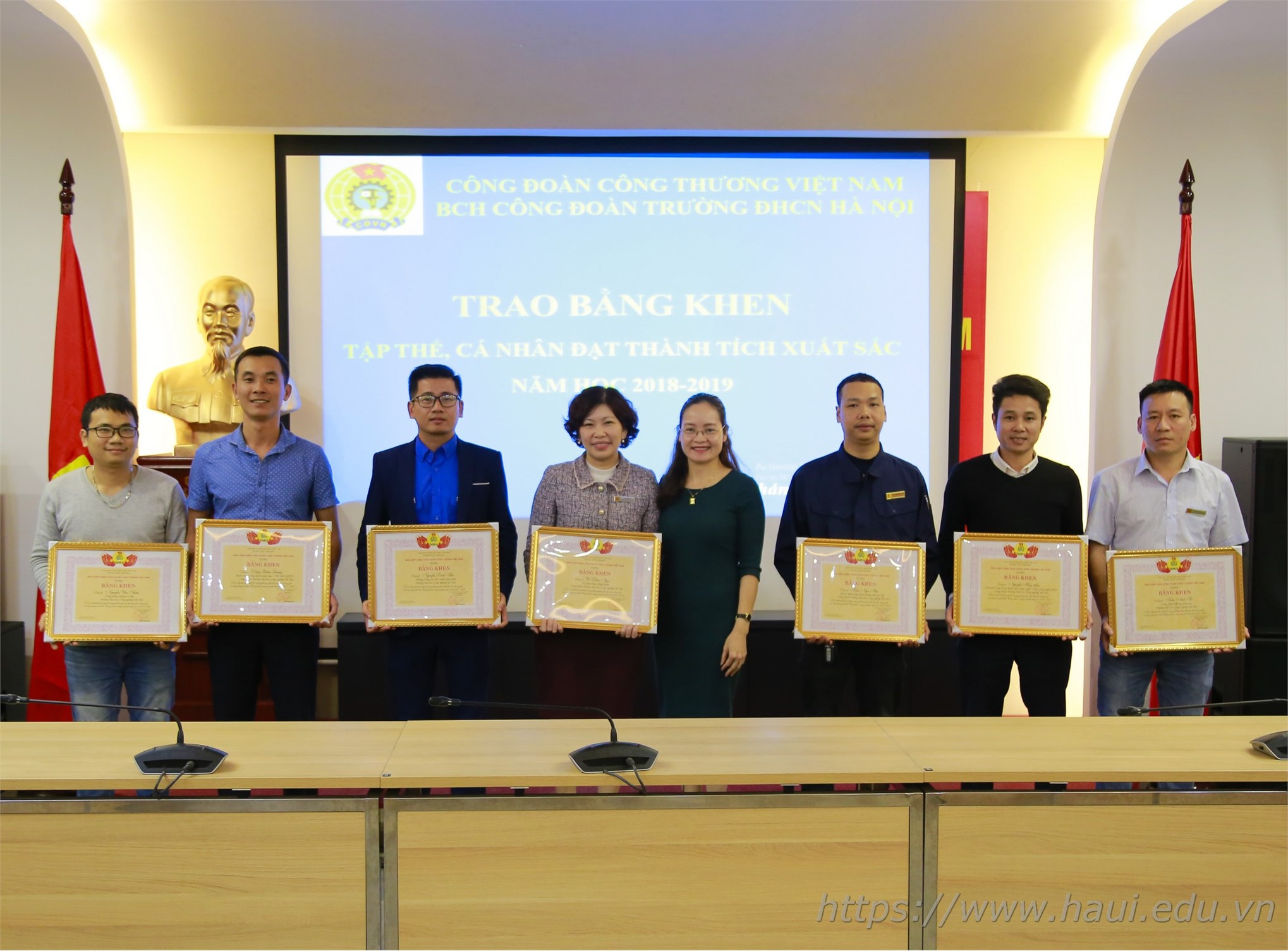  Công đoàn Đại học Công nghiệp Hà Nội Hội nghị tổng kết năm học 2018 - 2019