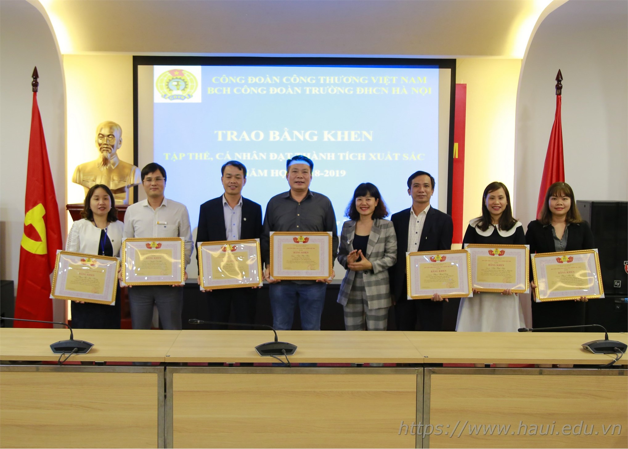  Công đoàn Đại học Công nghiệp Hà Nội Hội nghị tổng kết năm học 2018 - 2019