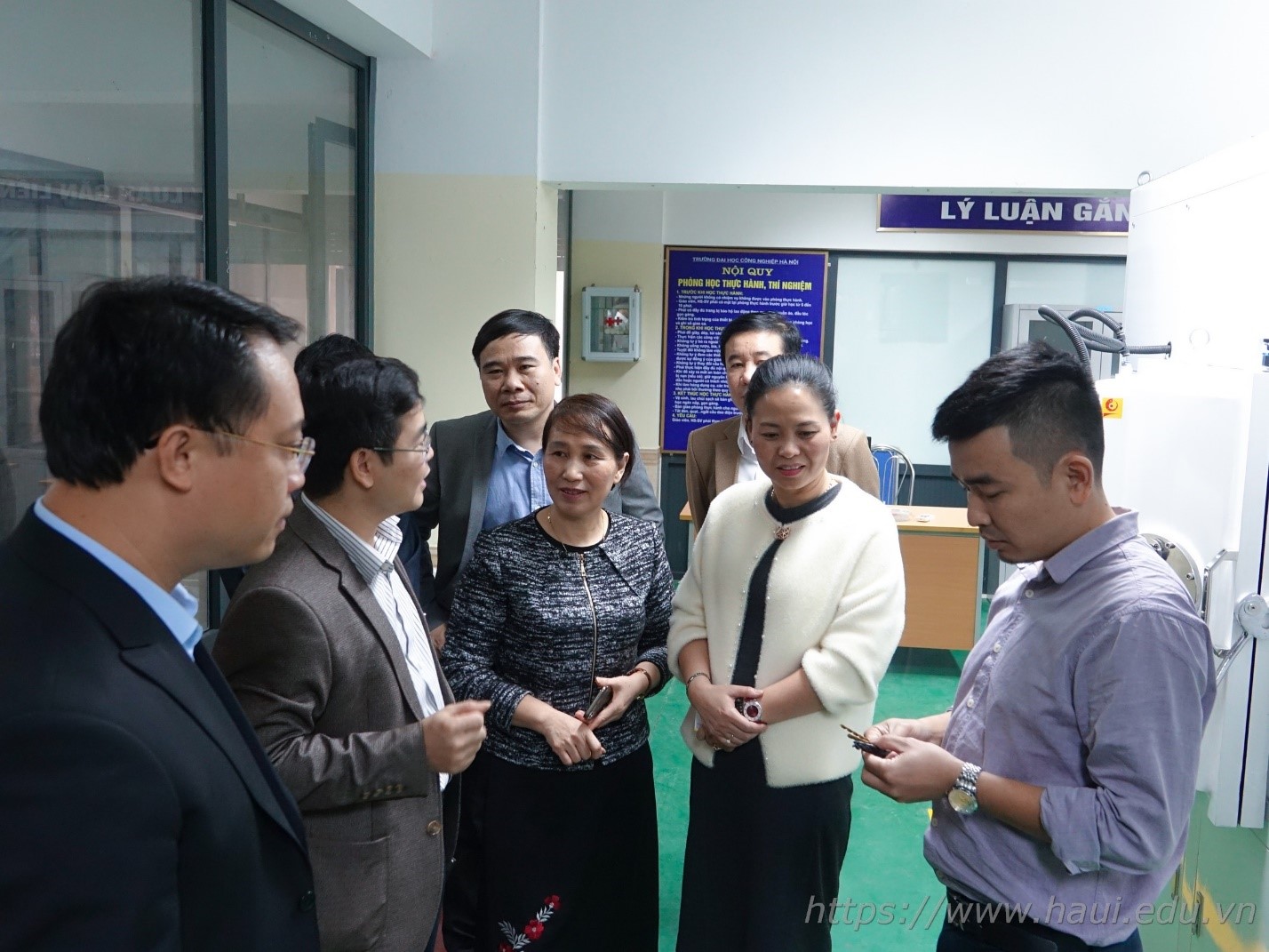 Đoàn Trường Cao đẳng Y tế Thái Bình thăm và làm việc tại Đại học Công nghiệp Hà Nội