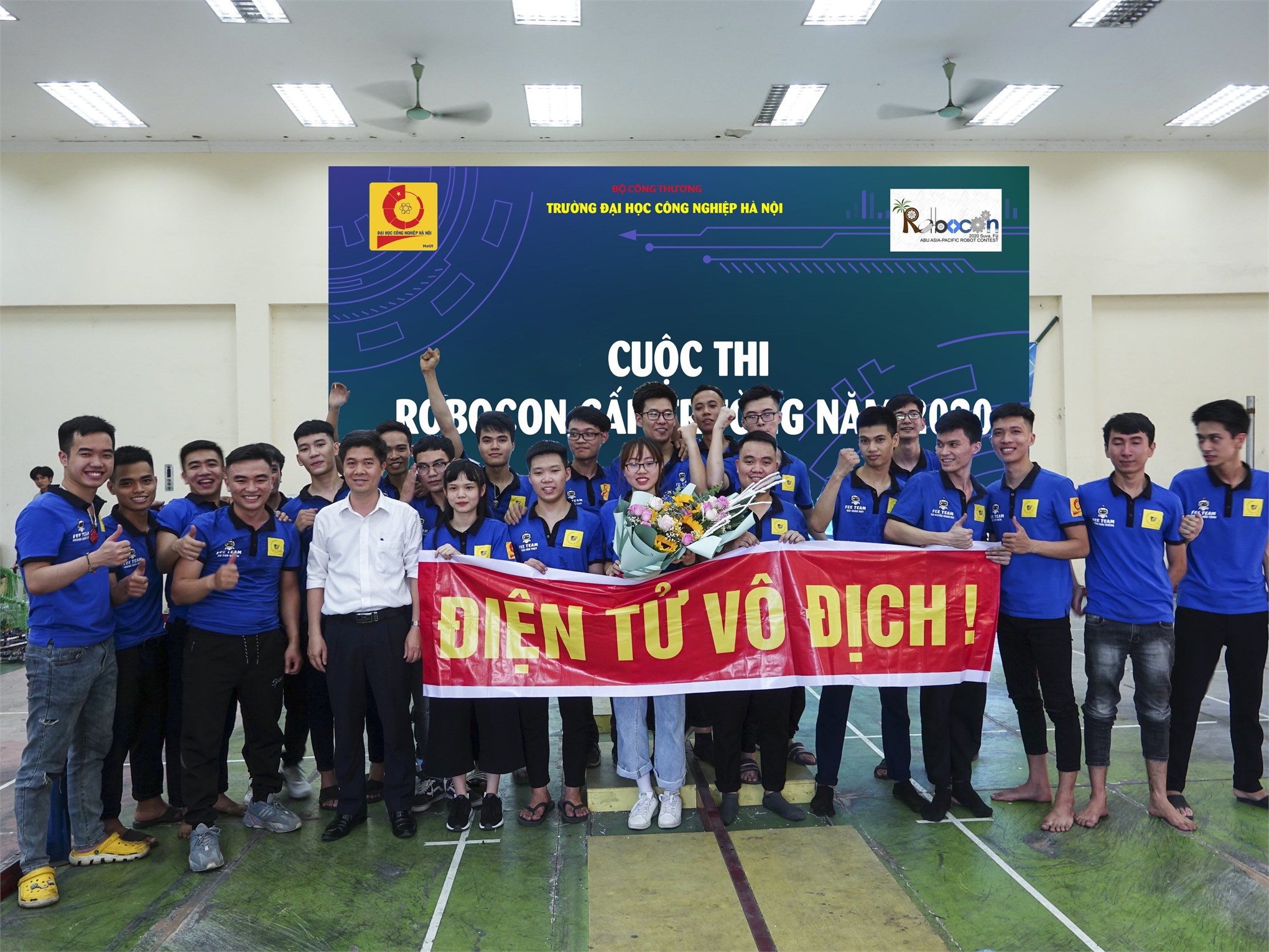 DTO3 team won First Prize at HaUI Robocon Contest 2020