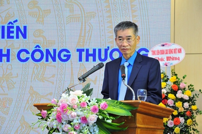 Công đoàn Trường Đại học Công nghiệp Hà Nội tham dự lễ tuyên dương các tập thể và cá nhân tiêu biểu ngành Công Thương