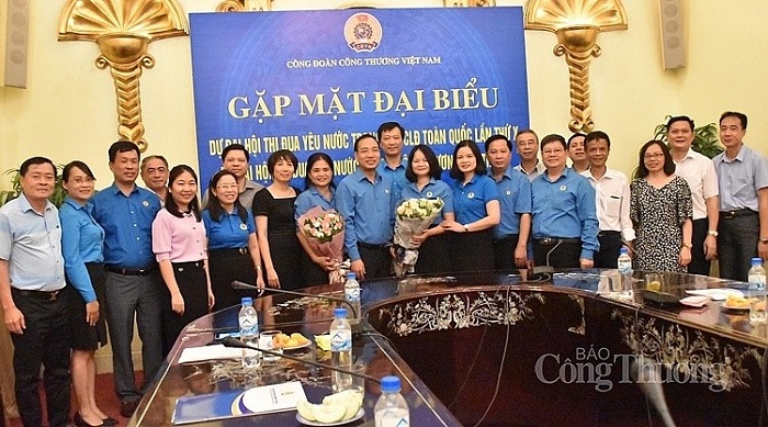 Chủ tịch Công đoàn Trường Đại học Công nghiệp Hà Nội tham dự buổi gặp mặt đại biểu Công đoàn Công Thương Việt Nam dự Đại hội thi đua yêu nước