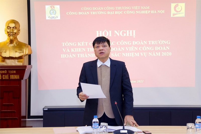Công đoàn trường Đại học Công nghiệp Hà Nội tổng kết hoạt động năm 2020