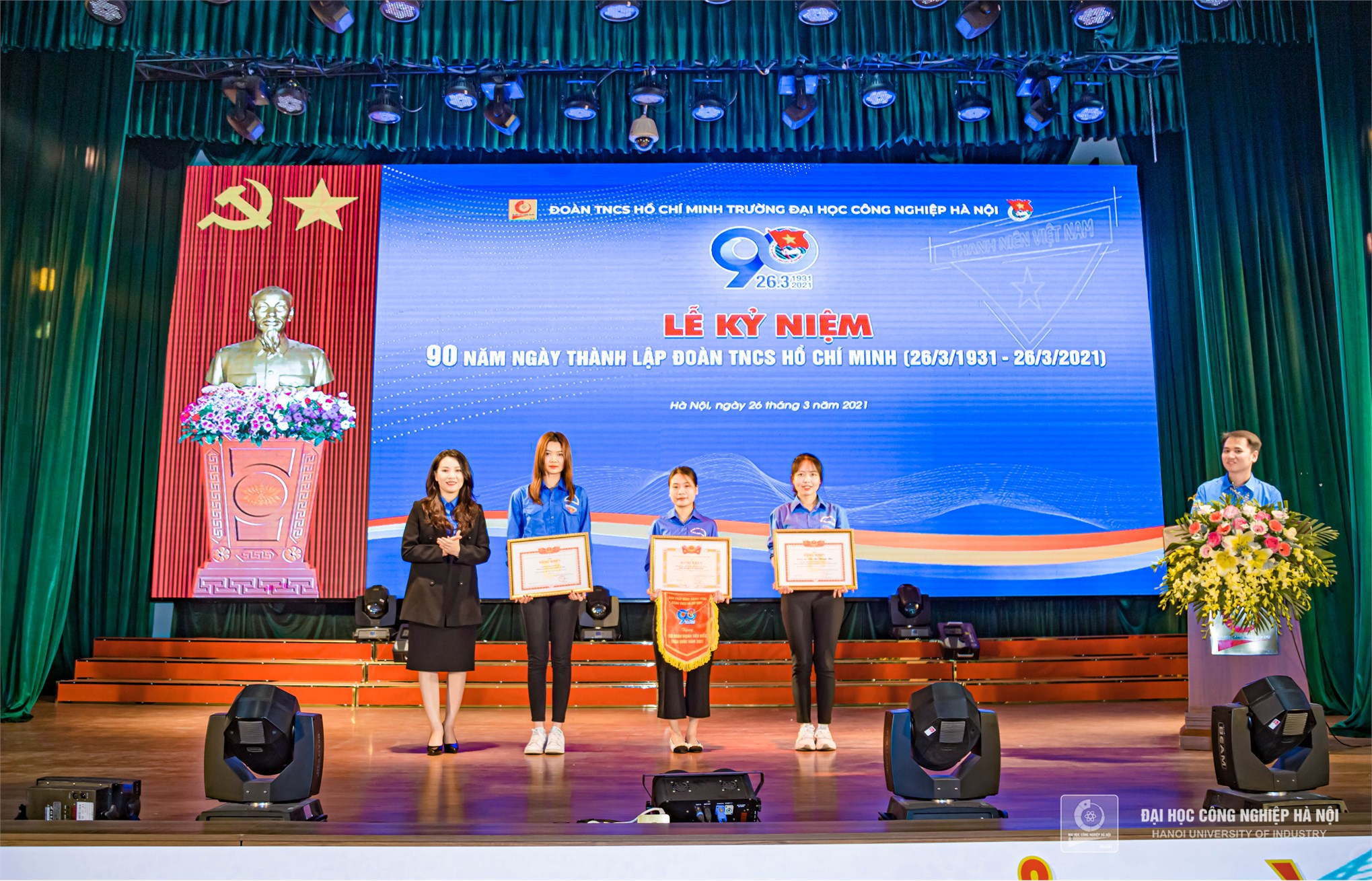 Tuổi trẻ Đại học Công nghiệp Hà Nội kỷ niệm 90 năm ngày thành lập Đoàn TNCS Hồ Chí Minh