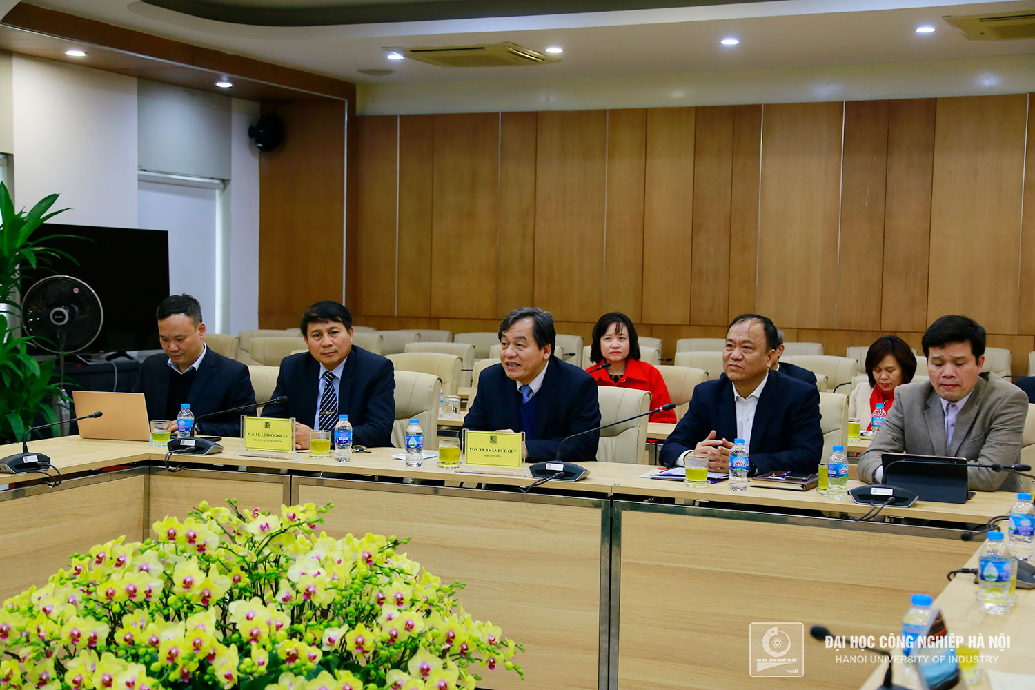 Delegation of the National University of Civil Engineering paid a working visit to HaUI