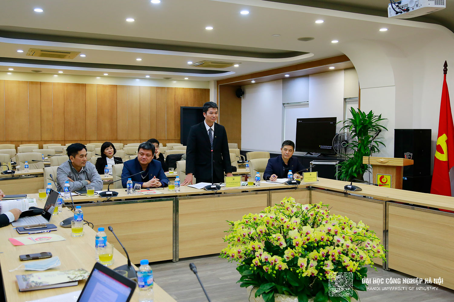 Delegation of the National University of Civil Engineering paid a working visit to HaUI