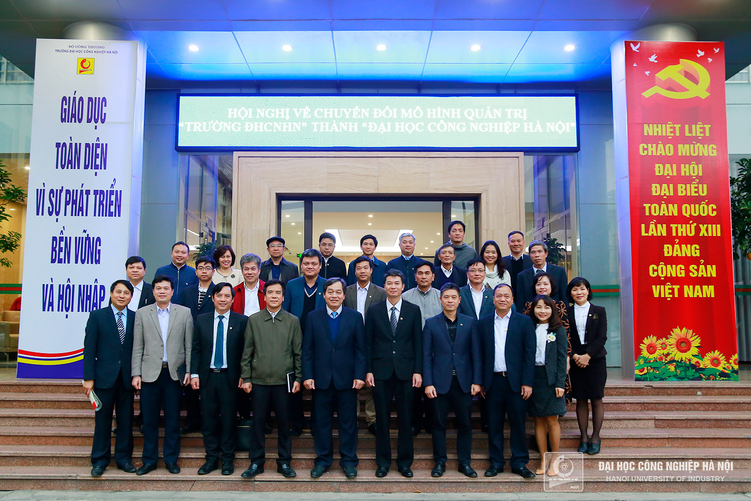 Delegation of the National University of Civil Engineering paid a working visit to HaUI