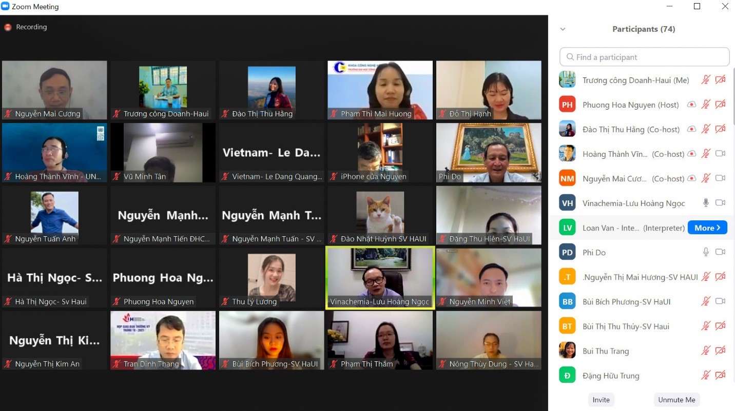 Teaching and applying Green Chemistry at HaUI