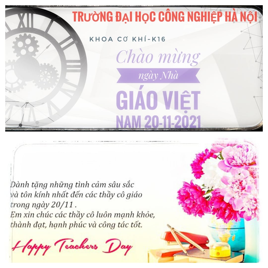 HaUI students pay tribute to their teachers on the occasion of Vietnamese Teacher’s Day 20/11