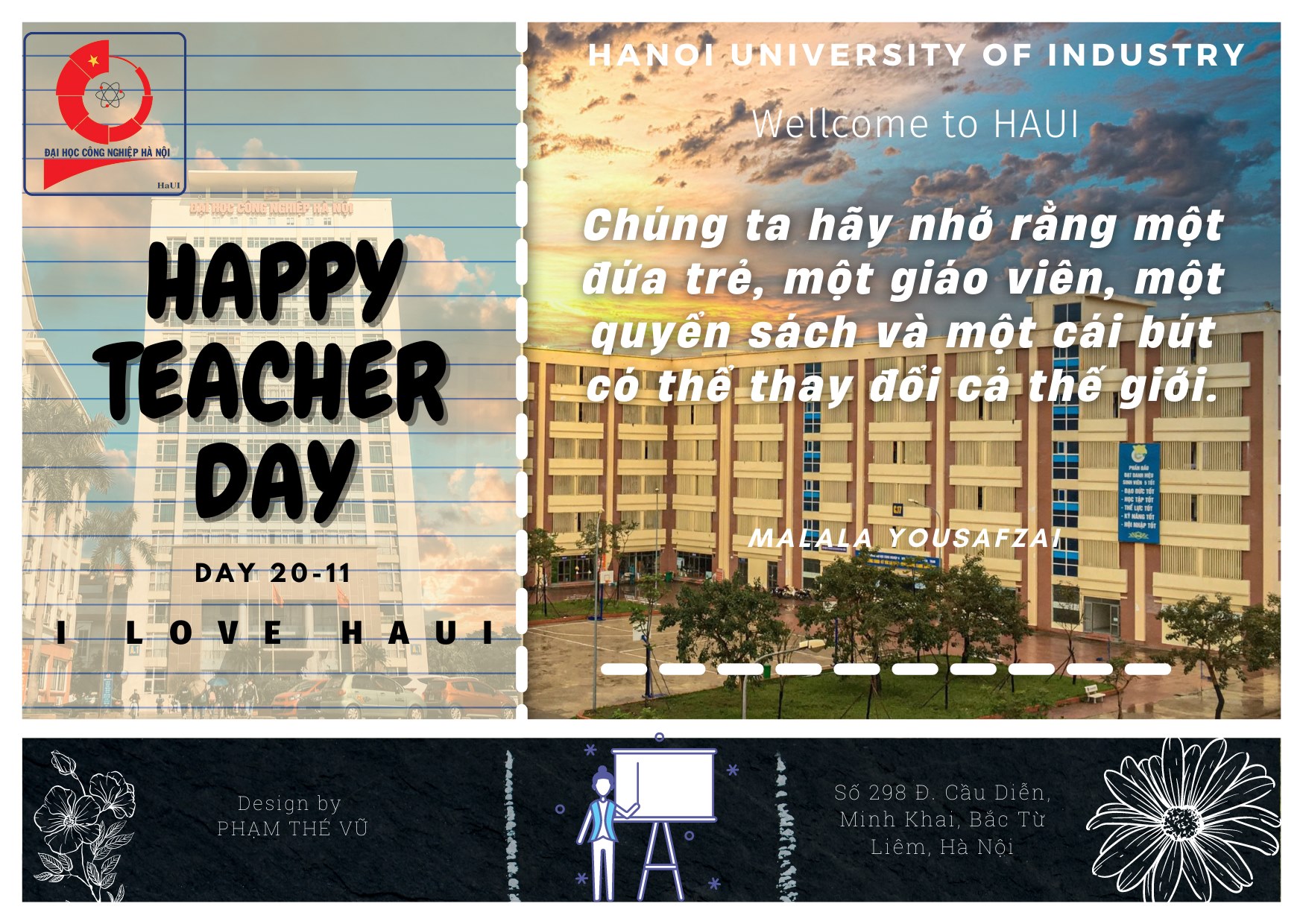 HaUI students pay tribute to their teachers on the occasion of Vietnamese Teacher’s Day 20/11