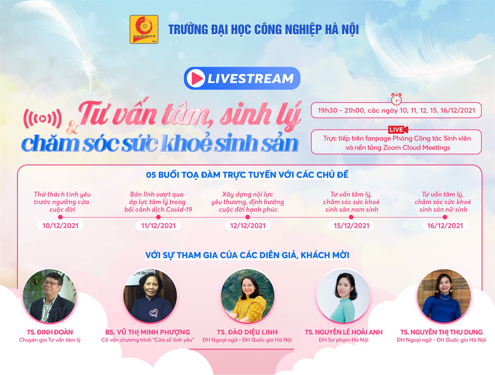 A series of psychophysiological counseling and reproductive health care activities for HaUI students