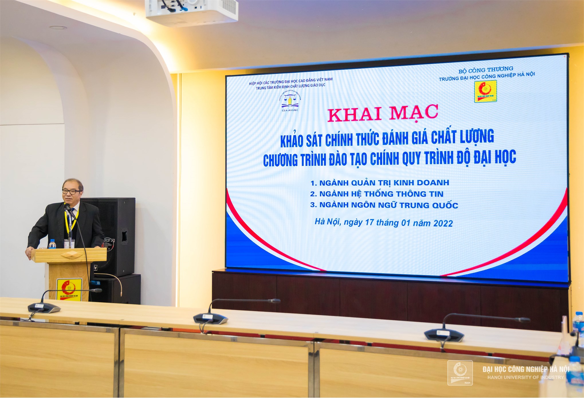 Opening Ceremony of the External Evaluation