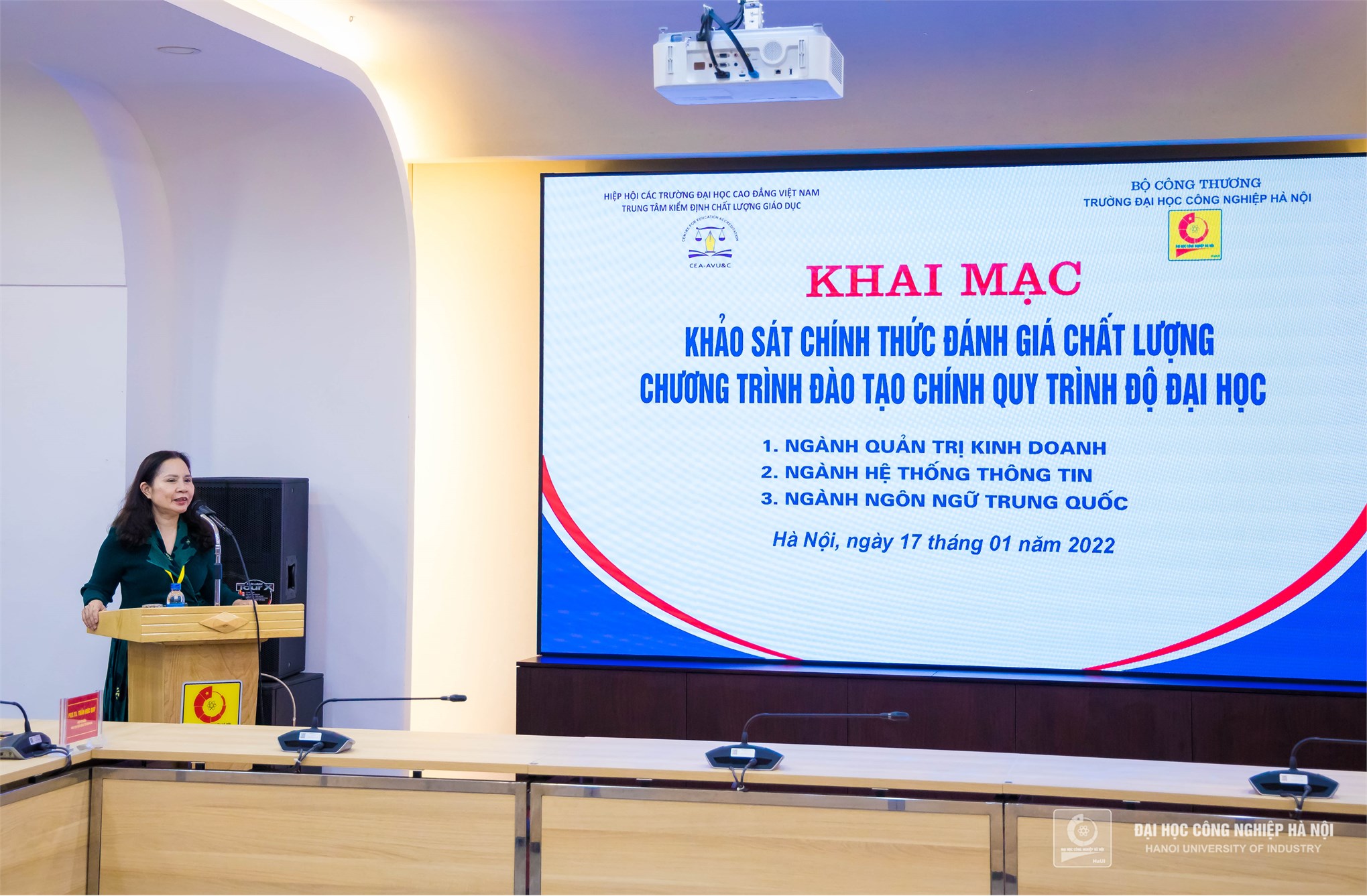 Opening Ceremony of the External Evaluation