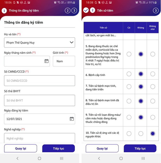 Hướng dẫn chi tiết đăng ký tiêm vắc xin Covid-19 qua mạng Internet