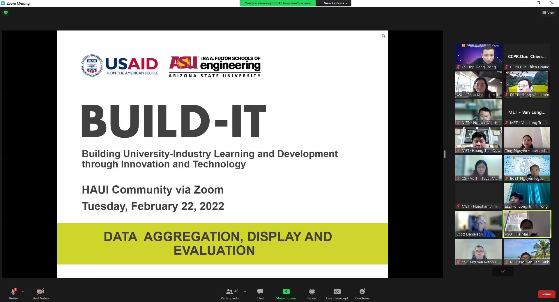 BUILD-IT webinar series