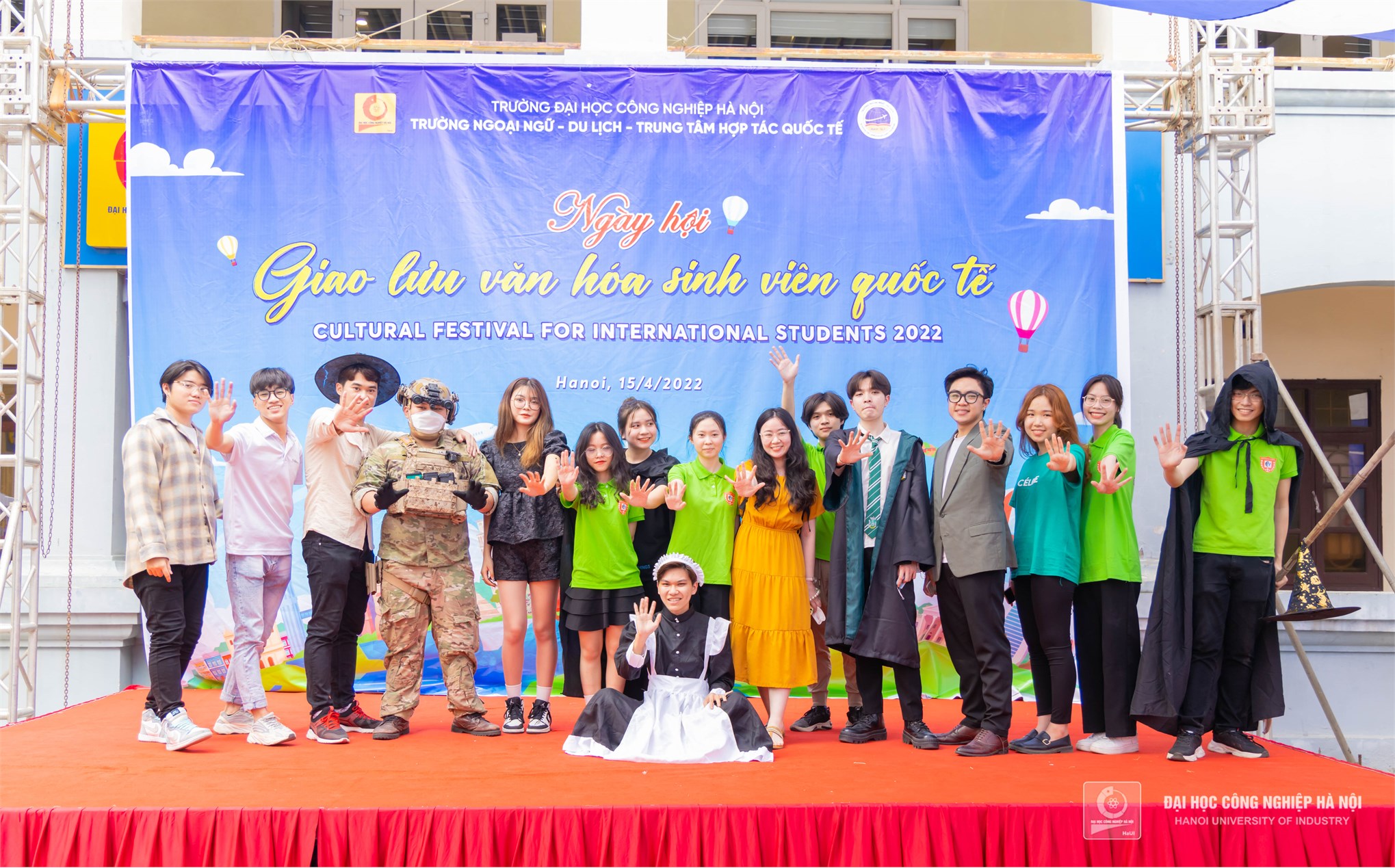 Ngày hội giao lưu văn hóa sinh viên quốc tế tại Đại học Công nghiệp Hà Nội