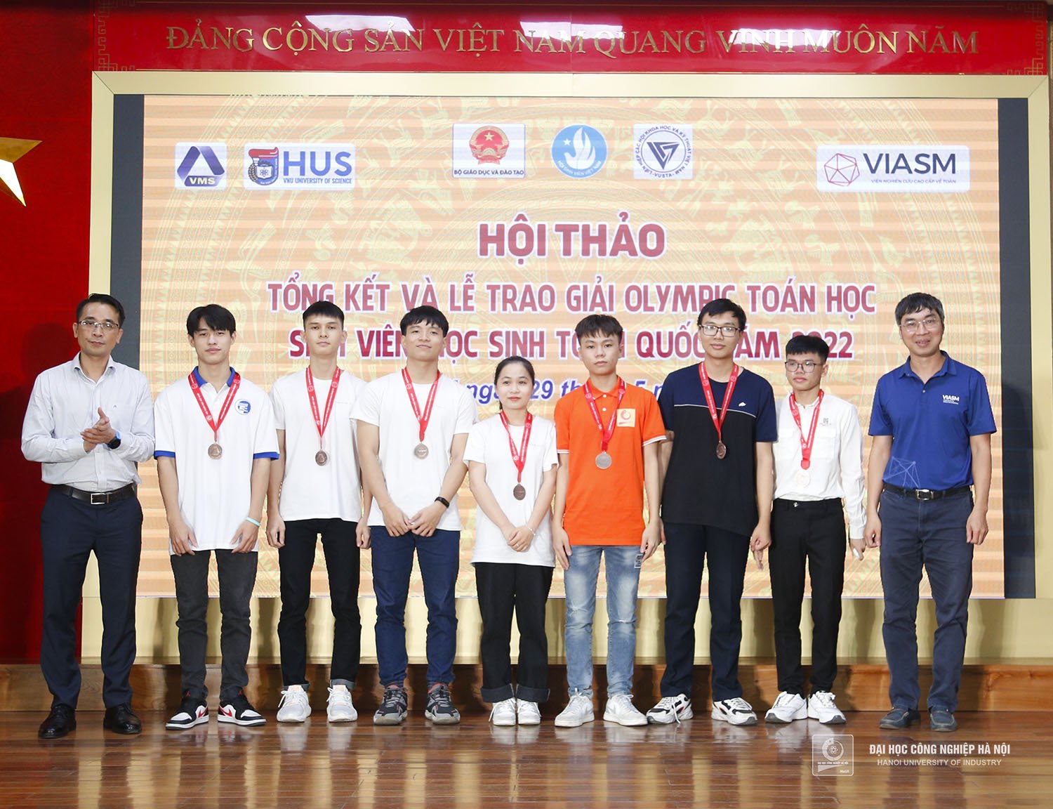 Sinh viên HaUI đạt giải cao tại kỳ thi Olympic Toán học sinh viên, học sinh toàn quốc năm 2022